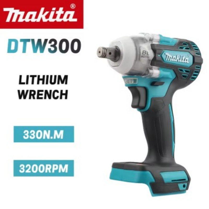 Makita Drill Dtw300 - เครื่องมือซ่อมรถยนต์ไร้สาย Makita 18V Brushless DTW300 แรงบิดสูง