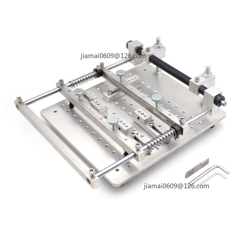 Commercial Printing Process - เครื่องพิมพ์ลายฉลุแบบตั้งโต๊ะสำหรับงานบัดกรี SMT บนแผงวงจรพิมพ์ สำหรับการประกอบแผงวงจร
