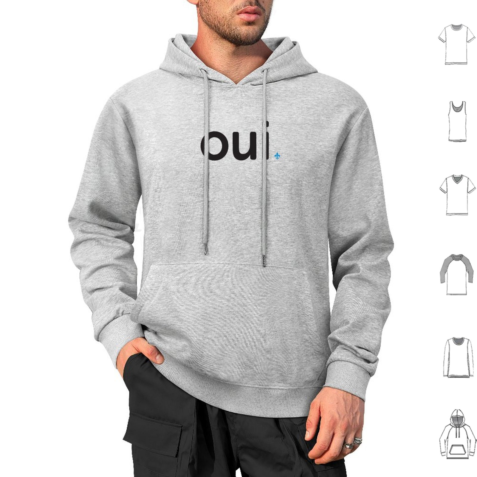 Printing Qc - เสื้อฮู้ดผู้ชายลายคิวบี โอวี รีเฟรนด์ูม พร้อมลายดอกลิลลี่ แสดงถึงความเป็นอิสระ ความรักชาติ