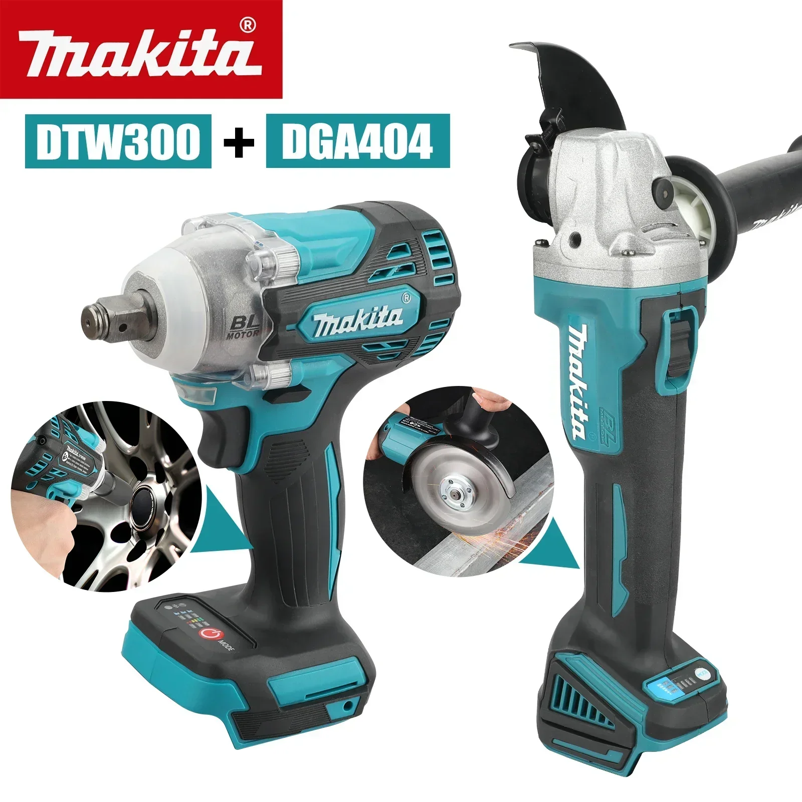 Makita Drill Dtw300 - ชุดเครื่องมือ Makita 18V 2-in-1: ประแจกระแทก DTW300
