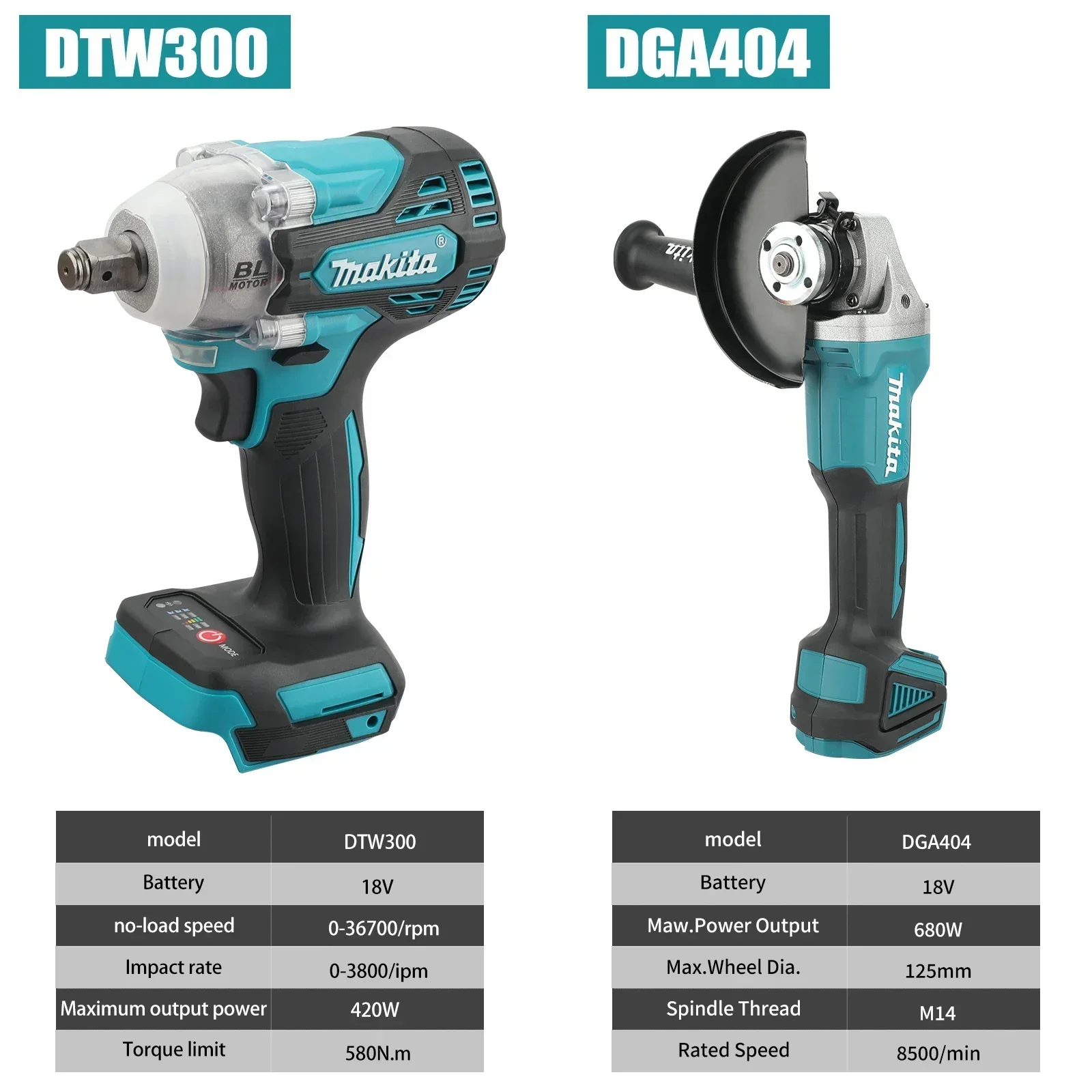 ชุดเครื่องมือคู่ 18V ของ Makit - Makita Drill Dtw300 บทวิจารณ์และราคา