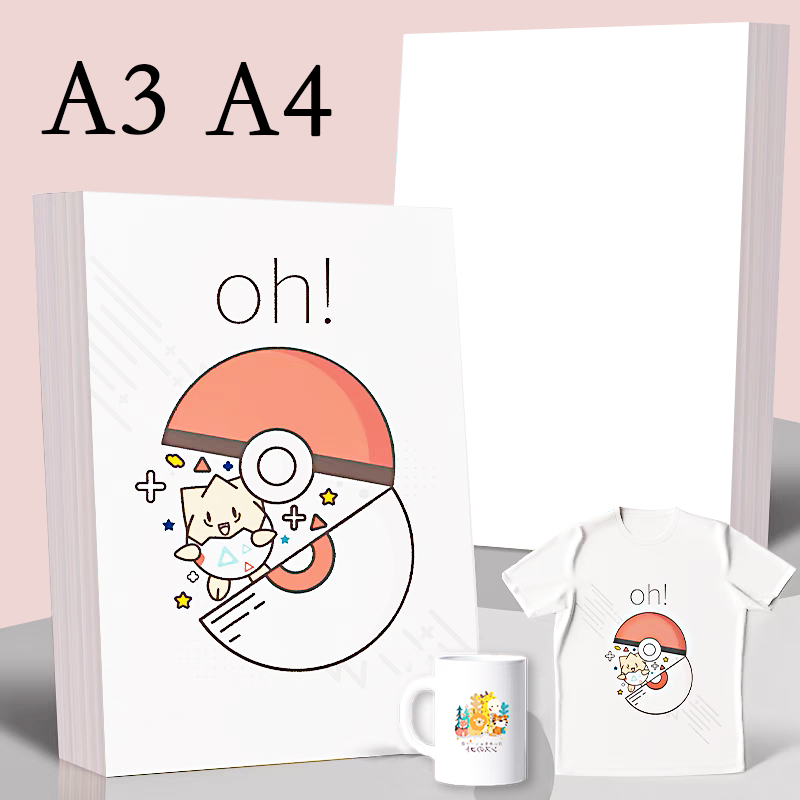 20/50Pcs A3 A4 ระเหิดความร้อนโ - White Toner Transfer Paper บทวิจารณ์และราคา
