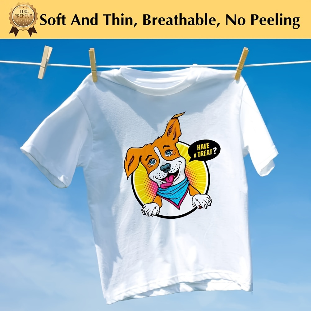 กระดาษถ่ายโอนความร้อนขนาด A4 ส - Printable Heat Transfer Vinyl บทวิจารณ์และราคา