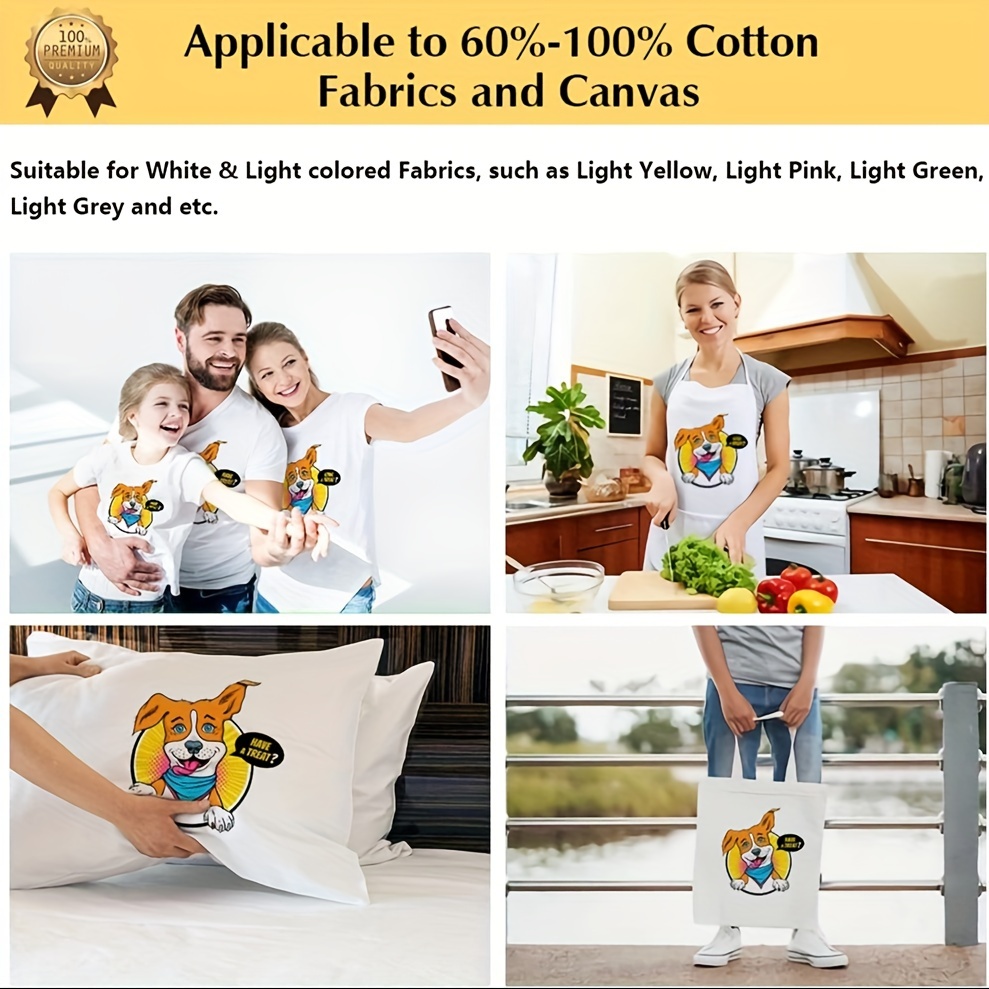 กระดาษถ่ายโอนความร้อนขนาด A4 ส - Printable Heat Transfer Vinyl บทวิจารณ์และราคา