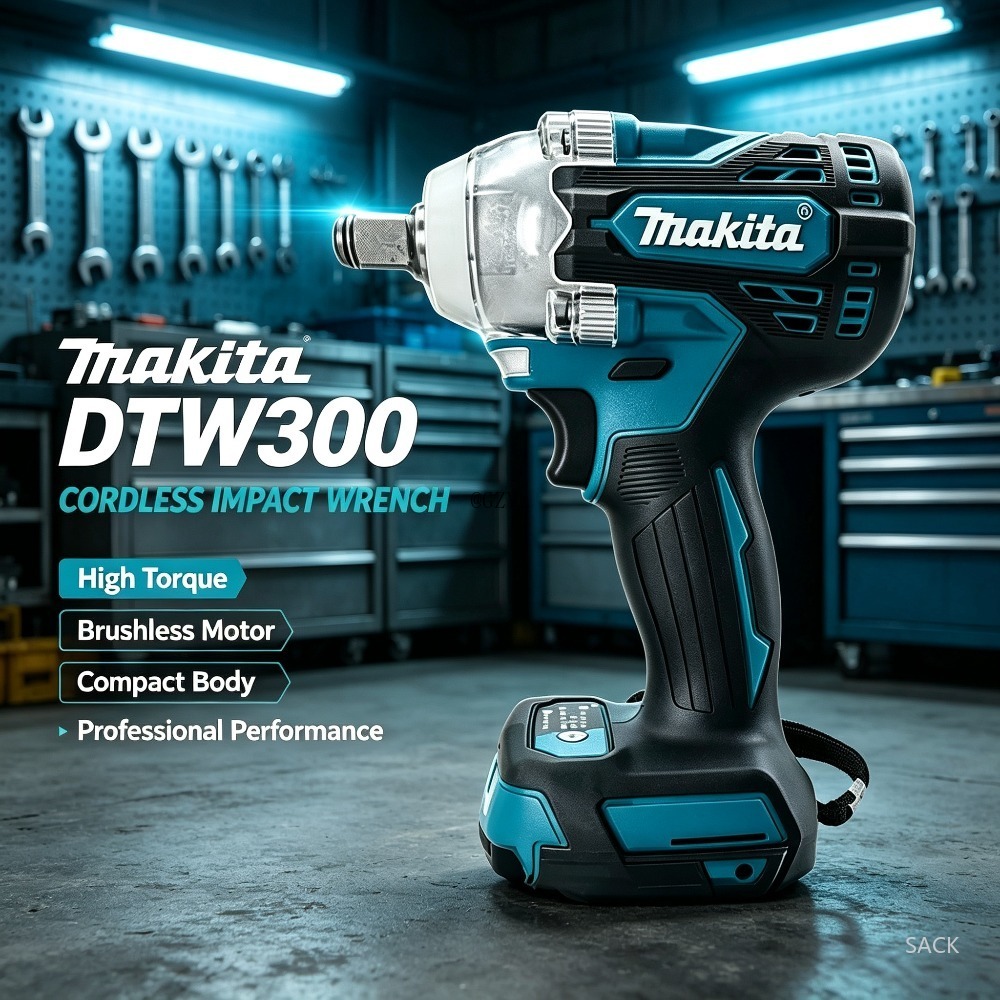 ประแจกระแทกไร้สาย Makita DTW30 - Makita Drill Dtw300 บทวิจารณ์และราคา