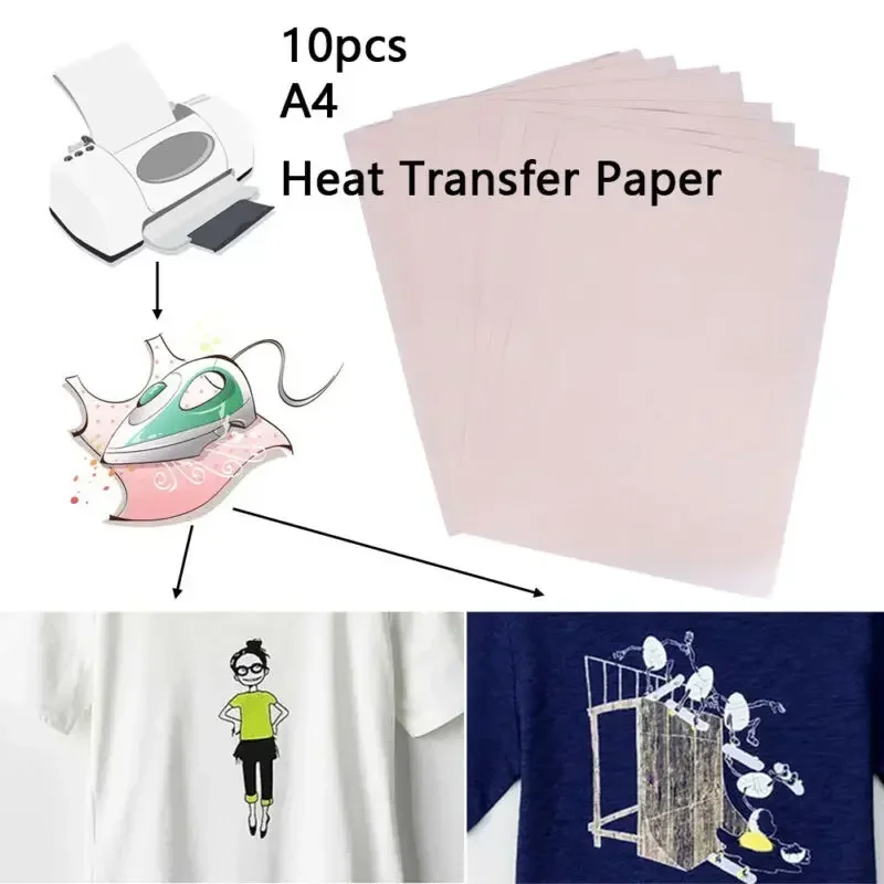 10pcs A4 ความร้อน Transfer กระ - White Toner Transfer Paper บทวิจารณ์และราคา